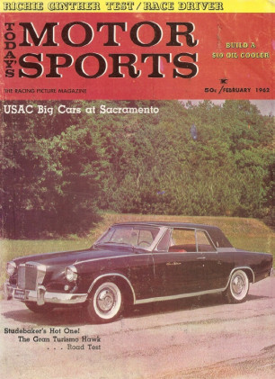 TODAY'S MOTOR SPORTS 1962 FEB - V2 N8 - LARK DAYTONA, ASCOT SPRINT, TRENTON NJ*